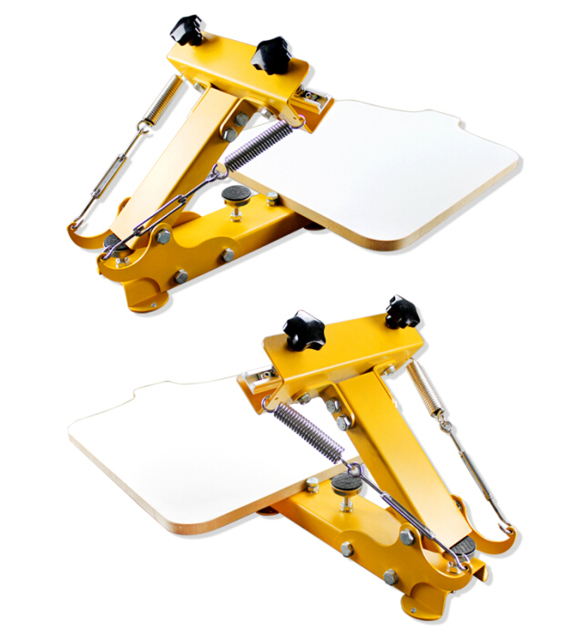 Table-board fixed single color screen printing machine for T-shirt